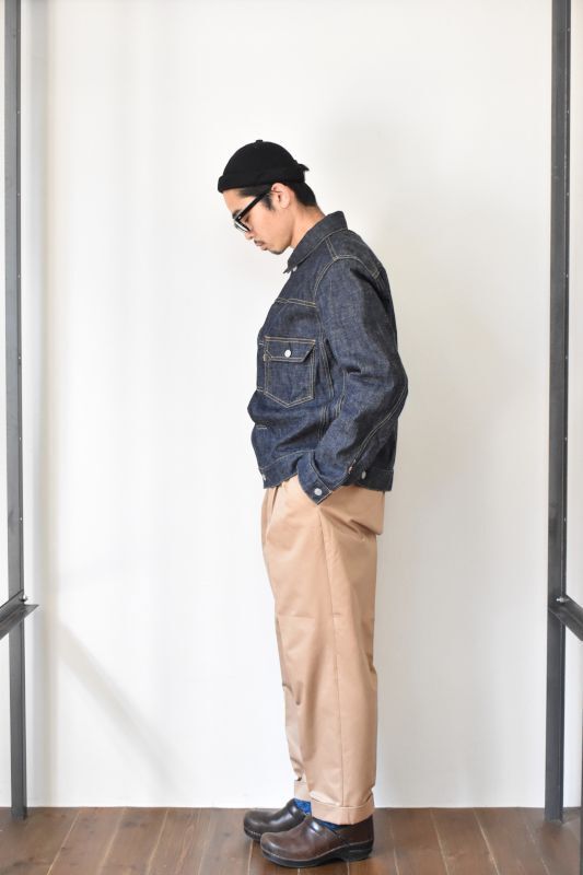 SCYE BASICS (サイベーシックス) San Joaquin Cotton Chino Pleated