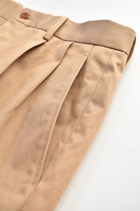 SCYE BASICS (サイベーシックス) San Joaquin Cotton Chino Pleated