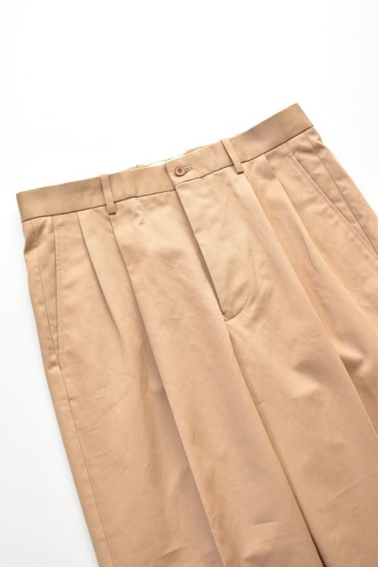 SCYE BASICS (サイベーシックス) San Joaquin Cotton Chino Pleated