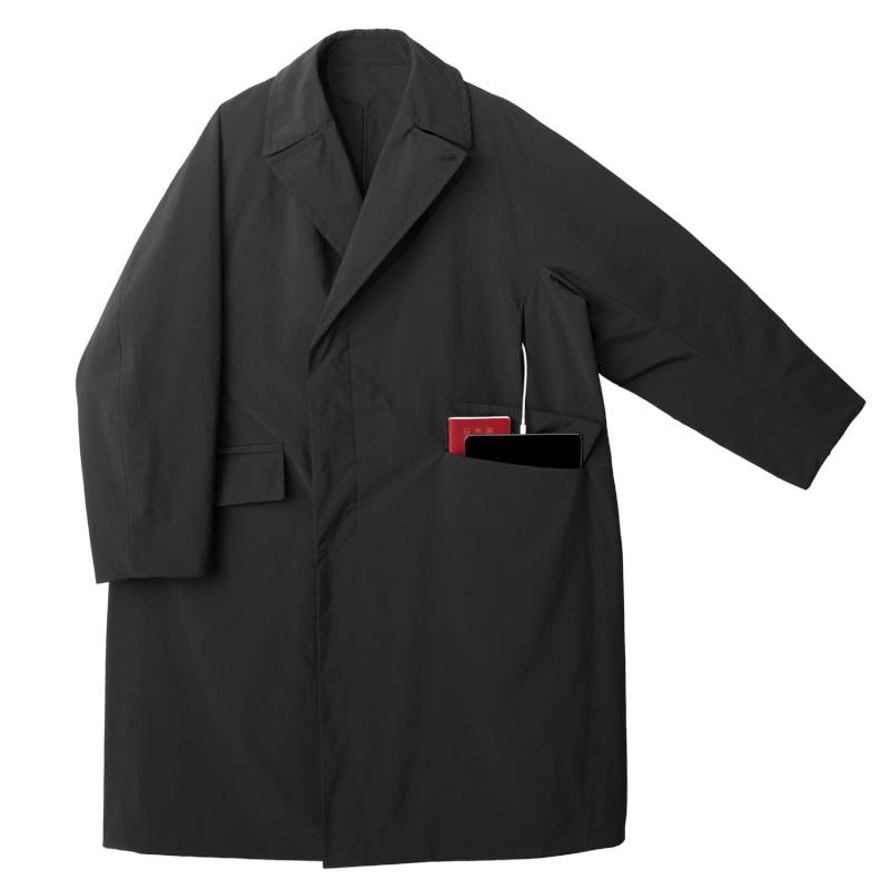 teatora device coat DP black 3コート-