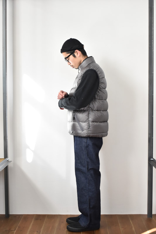 Trail Bum×NANGA (トレイルバム×ナンガ) TOASTY DOWN VEST [GRANITE GRAY]